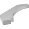 Ekena Millwork 3 1/2-in. W x 36-in. D x 36-in. H Imperial Architectural Grade PVC Knee Brace BRCP035X36X36IMP - alternate 4